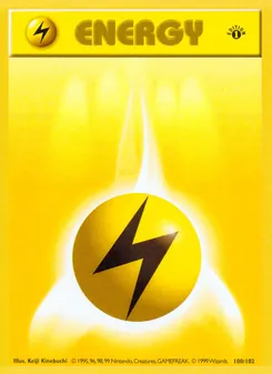 Lightning Energy, Base Set, no. 100