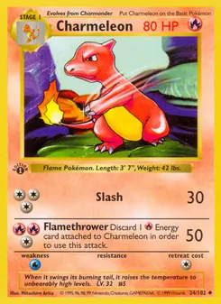 Charmeleon, Base Set, no. 24