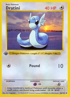 Dratini, Base Set, no. 26