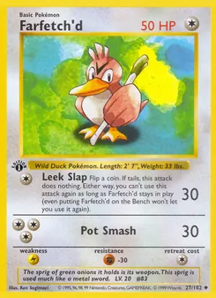 Farfetch'd, Base Set, no. 27