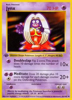 Jynx, Base Set, no. 31