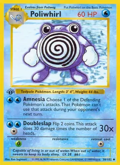 Poliwhirl, Base Set, no. 38