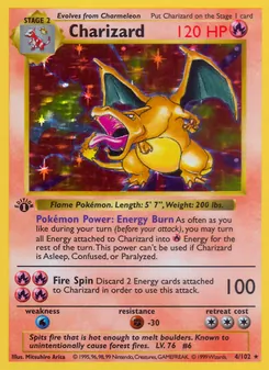 Charizard, Base Set, no. 4