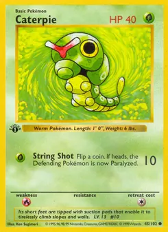 Caterpie, Base Set, no. 45
