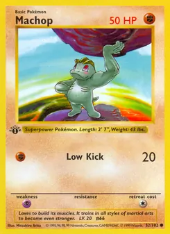 Machop, Base Set, no. 52