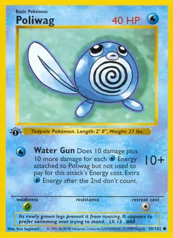Poliwag, Base Set, no. 59