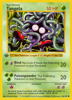 Tangela, Base Set, no. 66