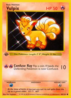 Vulpix, Base Set, no. 68