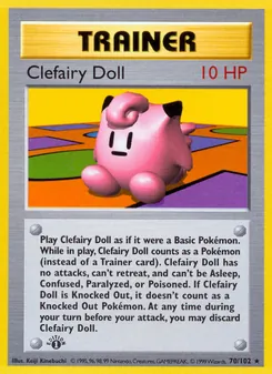 Clefairy Doll, Base Set, no. 70