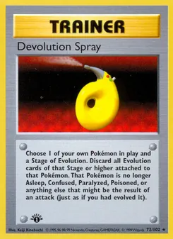Devolution Spray, Base Set, no. 72