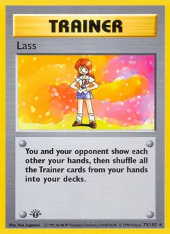 Lass, Base Set, no. 75