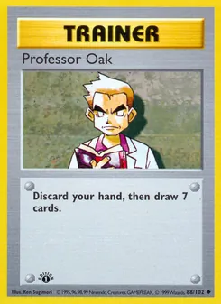 Professor Oak, Base Set, no. 88