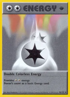 Double Colorless Energy, Base Set, no. 96