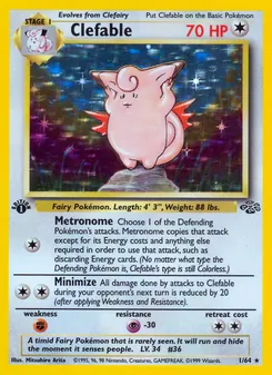 Clefable, Jungle, no. 1