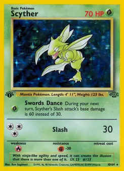 Scyther, Jungle, no. 10