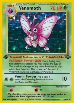 Venomoth, Jungle, no. 13