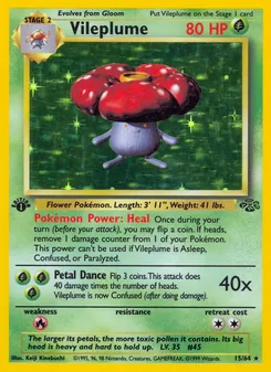 Vileplume, Jungle, no. 15