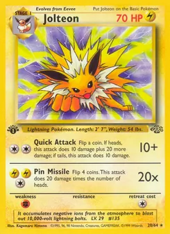 Jolteon, Jungle, no. 20