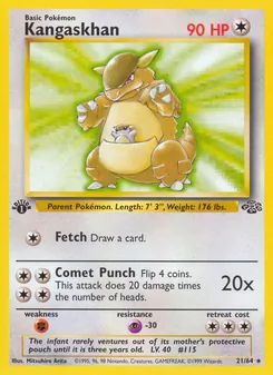 Kangaskhan, Jungle, no. 21