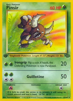 Pinsir, Jungle, no. 25
