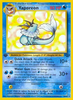 Vaporeon, Jungle, no. 28