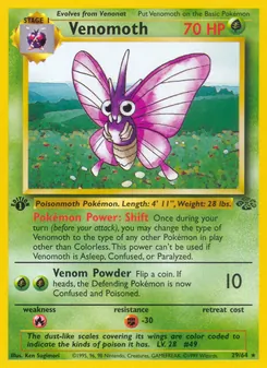 Venomoth, Jungle, no. 29