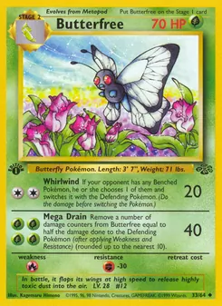 Butterfree, Jungle, no. 33