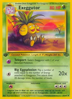 Exeggutor, Jungle, no. 35