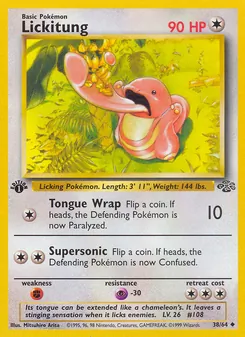 Lickitung, Jungle, no. 38