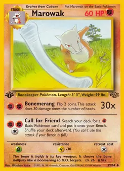 Marowak, Jungle, no. 39