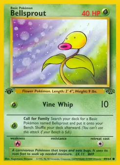 Bellsprout, Jungle, no. 49