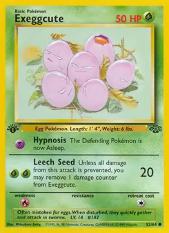 Exeggcute, Jungle, no. 52