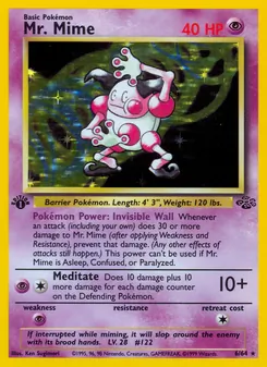 Mr. Mime, Jungle, no. 6