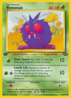 Venonat, Jungle, no. 63