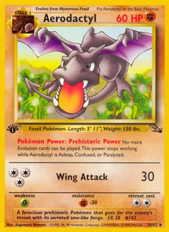 Aerodactyl, Fossil, no. 16
