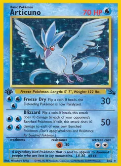 Articuno, Fossil, no. 2