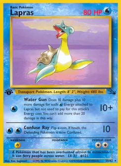 Lapras, Fossil, no. 25
