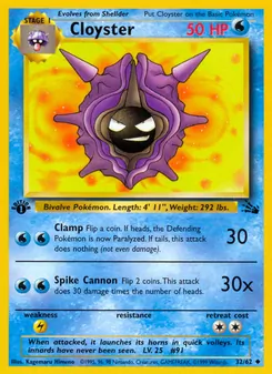 Cloyster, Fossil, no. 32