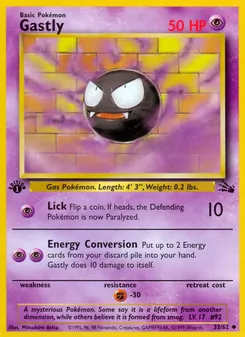 Gastly, Fossil, no. 33