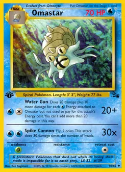 Omastar, Fossil, no. 40
