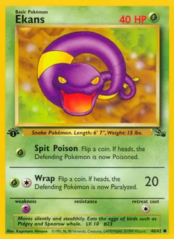 Ekans, Fossil, no. 46