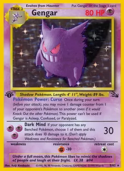 Gengar, Fossil, no. 5