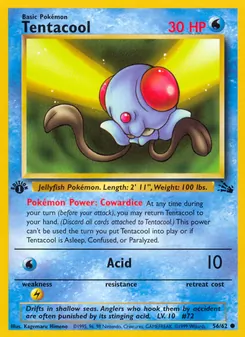 Tentacool, Fossil, no. 56