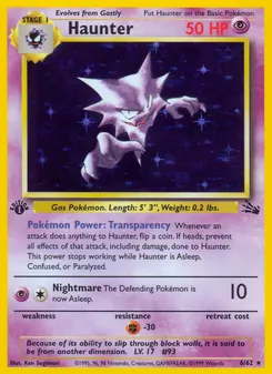 Haunter, Fossil, no. 6