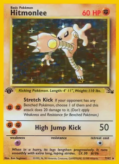 Hitmonlee, Fossil, no. 7