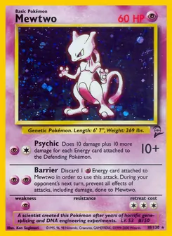 Mewtwo, Base Set 2, n° 10