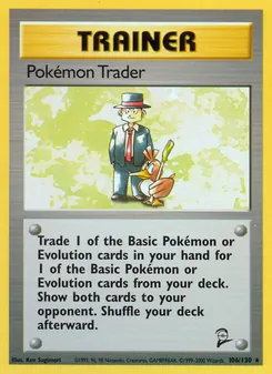 Pokémon Trader, Base Set 2, n° 106