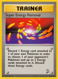 Super Energy Removal, Base Set 2, n° 108