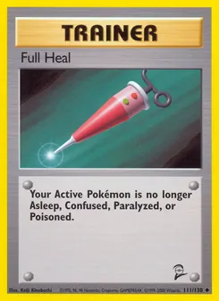 Full Heal, Base Set 2, n° 111