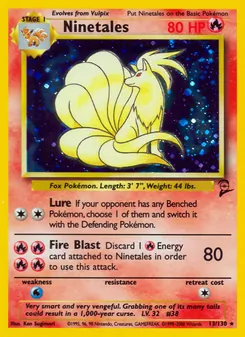 Ninetales, Base Set 2, n° 13